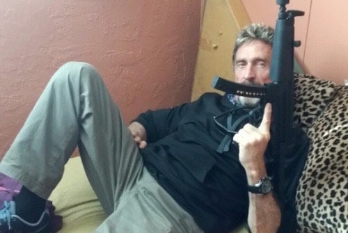 A picture of John McAfee